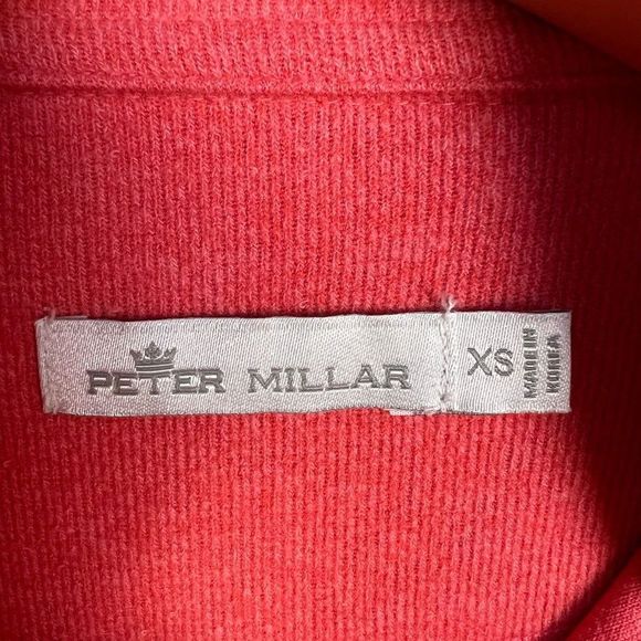 NWT Peter Millar Chatham Bars Inn womens Sweater Full Zip Up Nantucket Red sz XS - Picture 4 of 13